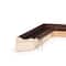 Frame USA Boardroom Walnut with Walnut Bead Single Image Picture Frame